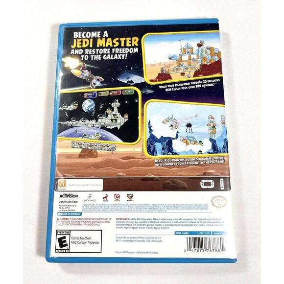 Angry Birds Star Wars Video Game Nintendo Wii U Complete with Manual Tested - Picture 3 of 8